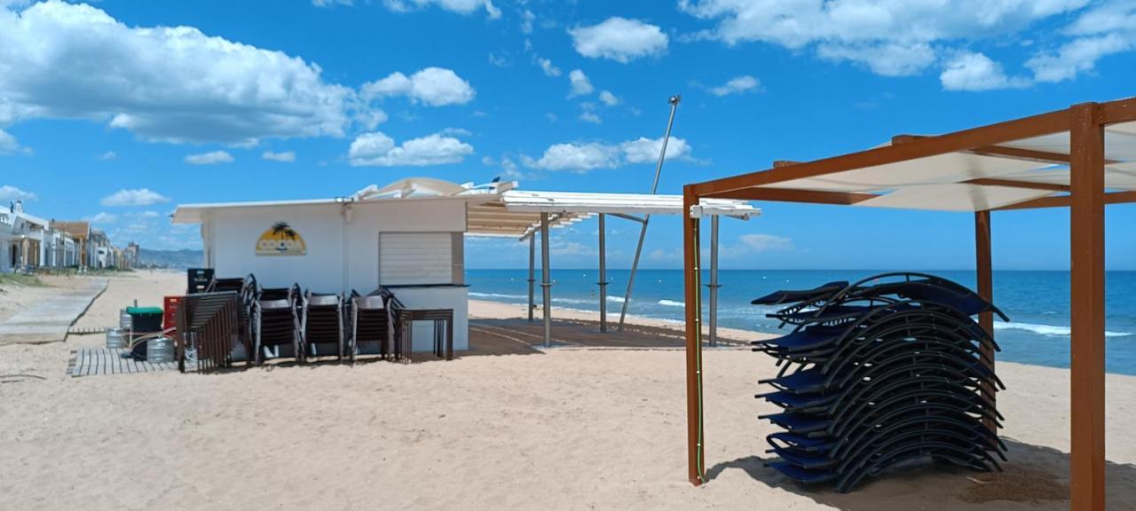Sunset Room At Front Beach - Habitacion En La Playa Piso Privado Tavernes de Valldigna Extérieur photo